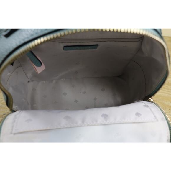 Kate Spade Backpack Blue Pebble Leather Jackson Medium Bag - Picture 6 of 16
